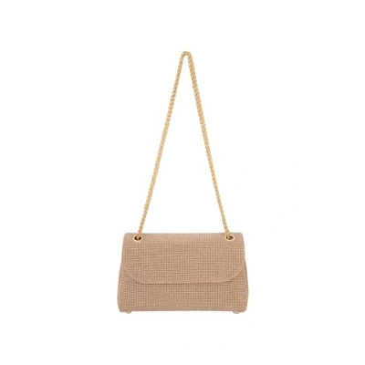 Afbeelding van faina Schoudertas, Dames, Maat: One Size, Champagne