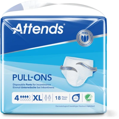 Afbeelding van Attends Pull Ons 4 XL 18 Stuks