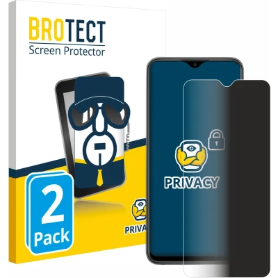 Afbeelding van BROTECT privacy screenprotector voor Xiaomi Redmi 9 Folie Beschermfolie Blauwlichtfilter (2 Stuks)