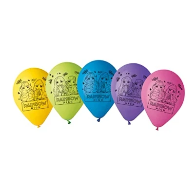 Afbeelding van Rainbow High Latex bedrukte ballonnen, 10 stuks