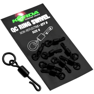 Afbeelding van Korda Quick Change Ring Swivel (8 pcs) Maat : size 8