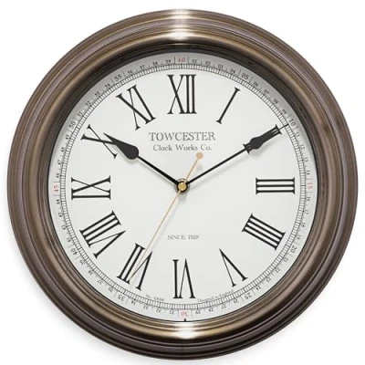 Afbeelding van Towcester Clock Works Co. Acctim 26708 Redbourn wandklok (goud)