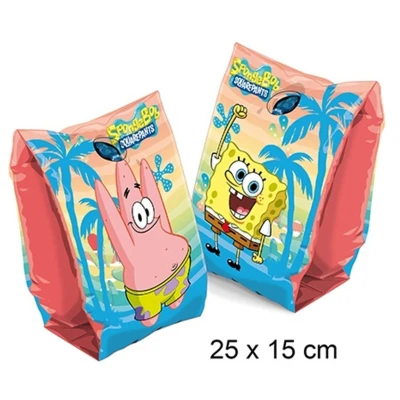 Afbeelding van Bestway Kinder zwembandjes / zwemvleugels SpongeBob 3 6 jaar 25 x 15 cm pvc zwembad zwemmen