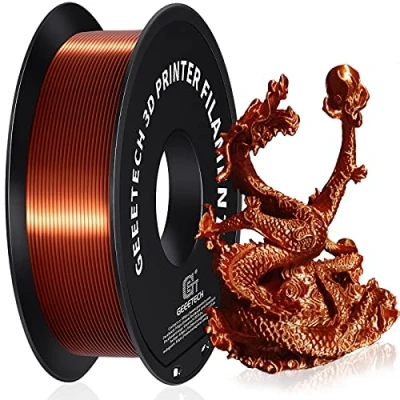 Afbeelding van GEEETECH PLA filament, 1,75 mm, koper zijde, 3D printer 1 kg, spoel