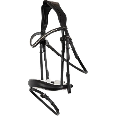 Afbeelding van Anky Hoofdstel Pullback Noseband Zwart/Wit Full