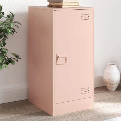 Afbeelding van Dressoir 34,5x39x73 cm staal roze