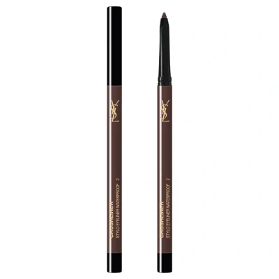 Afbeelding van Yves Saint Laurent Crushliner Eyestylo Waterproof Oogpotlood 2 Brun Universel
