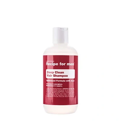 Afbeelding van Recipe For Men DEEP Clean HAIR Shampoo 250ML Shampoo, Heren, Maat: 250 ml,