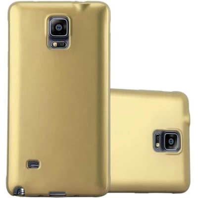 Afbeelding van Cadorabo Hoesje geschikt voor Samsung Galaxy NOTE 4 in METALLIC GOUD Beschermhoes gemaakt van flexibel TPU silicone Case Cover