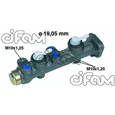 Afbeelding van CIFAM 202 063 Hoofdremcilinder 19,05 Gietijzer LADA: Niva