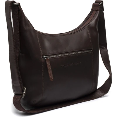 Afbeelding van The Chesterfield Brand Leren Schoudertas Bruin Arlette