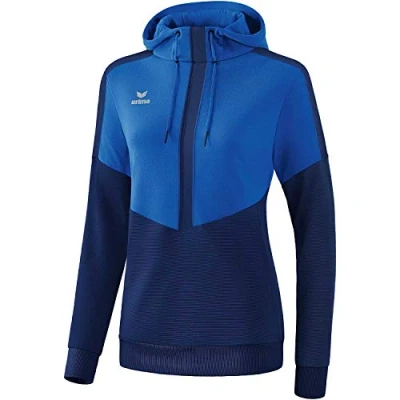 Afbeelding van Erima Squad sweatshirt met capuchon dames new royal/new navy