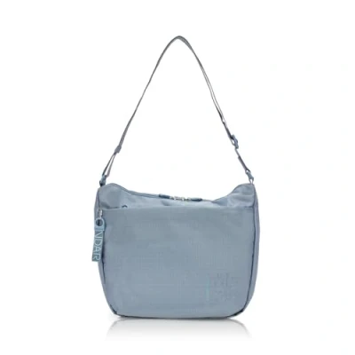 Afbeelding van MANDARINA DUCK Schoudertas MD20 Hobo Bag Blue Wing Lichtblauw