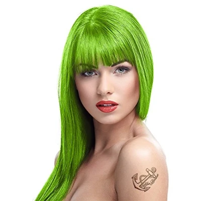Afbeelding van Crazy Color Semi permanente haarverf, levendige kleur, 100 ml (limoen twist limoen)