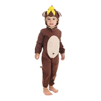 Afbeelding van Bristol Novelty CC013 Monkey kostuum voor kinderen, beige, XS