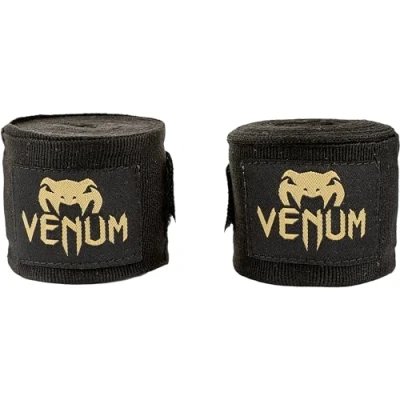 Afbeelding van Venum Kontact Boksbandages 4m Zwart Goud