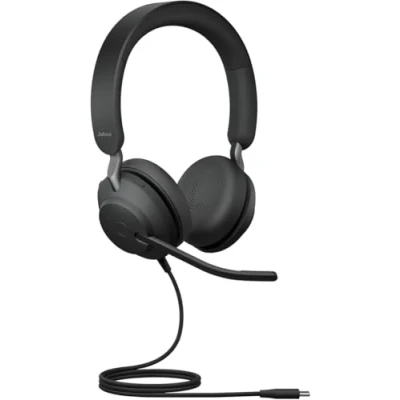 Afbeelding van Jabra Evolve2 40 SE Headset Bedraad Hoofdband Oproepen/muziek USB Type C Zwart