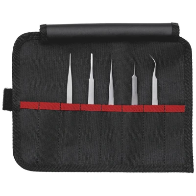 Afbeelding van Knipex 92 00 02 Precisiepincet 5 delig 135 mm