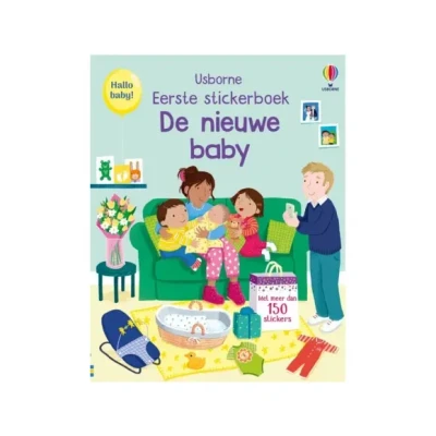 Afbeelding van Eerste stickerboek 1 De nieuwe baby