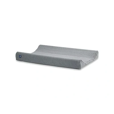 Afbeelding van Jollein Aankleedkussenhoes Basic Knit 50x70cm Stone Grey