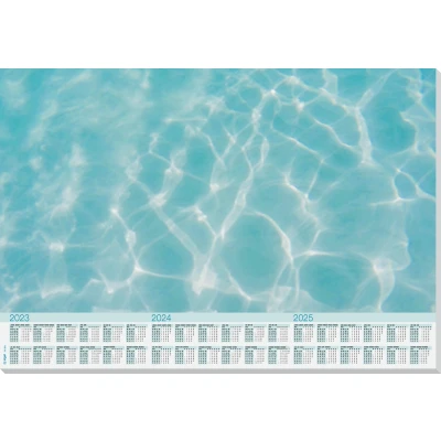 Afbeelding van Sigel Si Ho306 Designonderlegger Cool Pool,Met Jaartal 2023/2024/2025. 3 Talig 59.5X41Cm, 80 Grams P