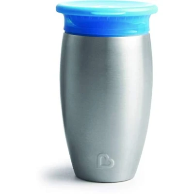 Image de Munchkin 012370 Miracle Tasse d&#039;apprentissage en acier inoxydable anti goutte à 360 296 ml Multicolore