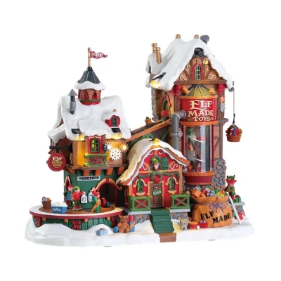 Afbeelding van Elf made toy factory with 4.5v adaptor (aa) LEMAX