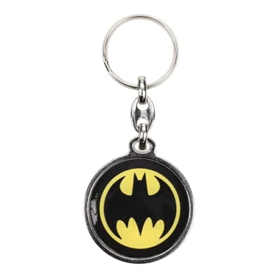 Afbeelding van SD Toys Batman Logo 7 cm Sleutelhanger Zwart/Geel