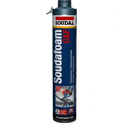 Afbeelding van Soudal 750Ml Soudafoam Click N Fix Be