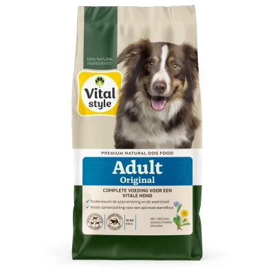 Afbeelding van VITALstyle Adult Original Hondenvoer 12 kg