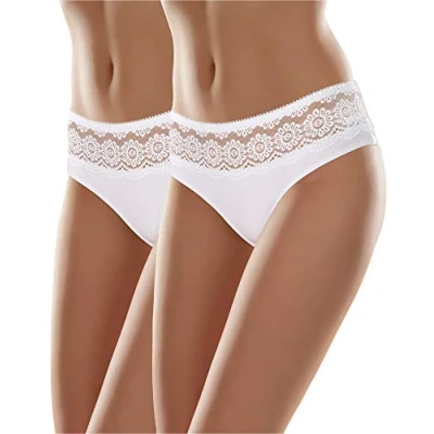 Afbeelding van Merry Style MSGAB21 Damesslip, wit (2 verpakking)