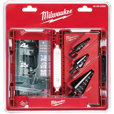 Afbeelding van Milwaukee Stappenboor Set 3 Delig