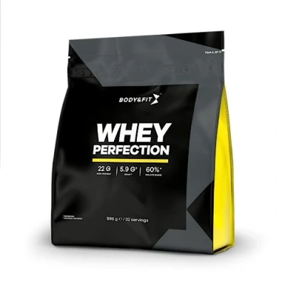 Afbeelding van Body &amp; Fit Whey Perfection Proteine Poeder / Protein Eiwitshake 896 gram (32 shakes) Cappuccino