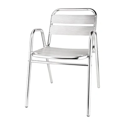 Afbeelding van Bolero stapelbare aluminium stoelen (4 stuks)