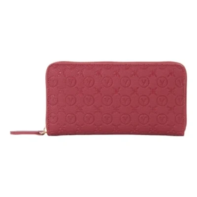 Afbeelding van VALENTINO portemonnee Samba Re Zip Around Wallet Rosso Scuro wijnrood