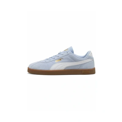 Afbeelding van PUMA Club II Suede unisex sneakers, Wit/Goud, Maat 44,5