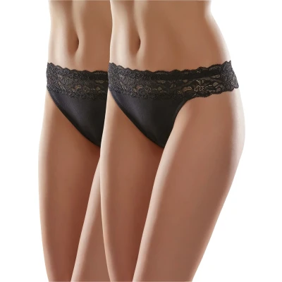 Afbeelding van Merry Style MSGAB24 damesslip, (2 stuks) zwart