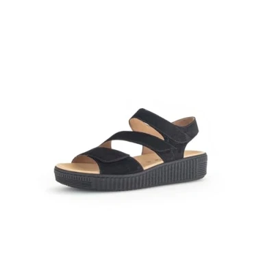 Afbeelding van Gabor Sandalen met riempjes voor dames, Zwart 17, 38 EU