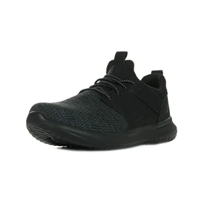 Image de Skechers Homme Delson Camben Baskets, Noir Black, 45 EU
