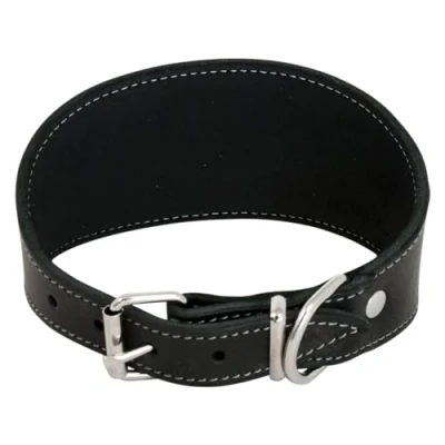 Afbeelding van Jack And Vanilla Halsbanden Vetleder Windhondhalsband Zwart 37cm 45/4301 177766