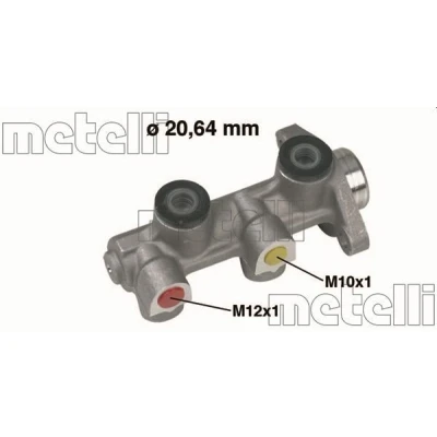 Afbeelding van Metelli Hoofdremcilinder 05 0224