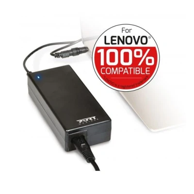 Afbeelding van Port Designs Lenovo voedingsadapter (90 W), Voeding voor notebooks, Zwart