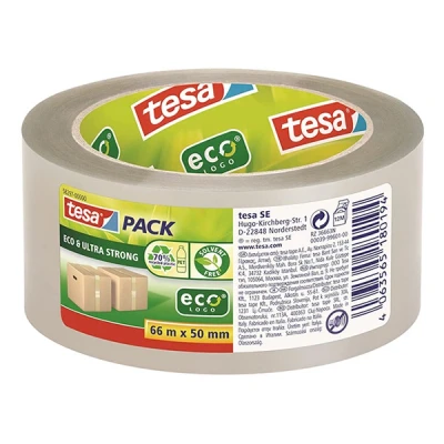 Image de Tesa Pack Eco &amp; Ultra Strong ruban d&#039;emballage 50 mm x 66 m (1 rouleau) transparent