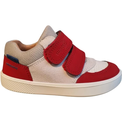 Afbeelding van Superfit Supies Sneakers laag voor kinderen, Maat: 22, Rot/weiß Textiel/ synthetisch