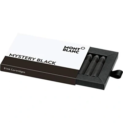 Afbeelding van Montblanc 105191 Mistery Black inktpatronen (zwart) voor vulpen, navulinkt van hoge kwaliteit