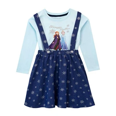 Afbeelding van Disney Jurk en top van schort De ijskoningin Meisje Frozen, Blauw