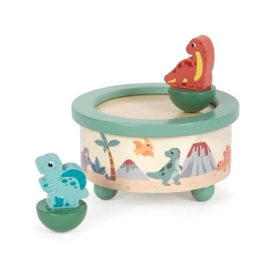 Afbeelding van Small Foot Houten Muziekdoos Dino