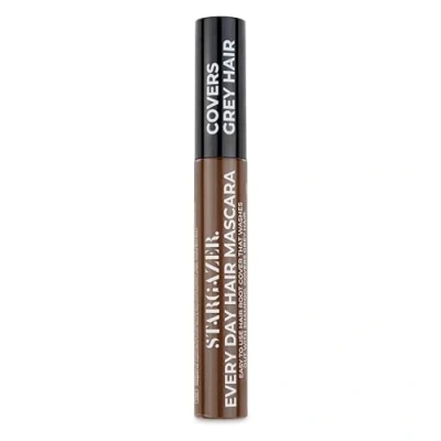 Afbeelding van Stargazer Every Day Hair Mascara Donkerbruin Wortelbedekking Eenvoudig aan te trekken Haarbedekking Grijs