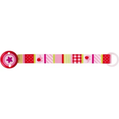 Afbeelding van Heimess Fopspeenketting Olifant Roze 21,5 Cm