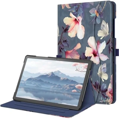 Afbeelding van Fintie Samsung Galaxy Tab A9 Plus 11 inch 2023 hoes, multi hoek beschermhoes met documentenvak en automatische slaap/waakfunctie voor tablet A9+, SM X210/X216/X218,